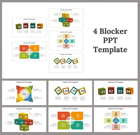 4 Blocker Presentation Templates and Google Slides Themes