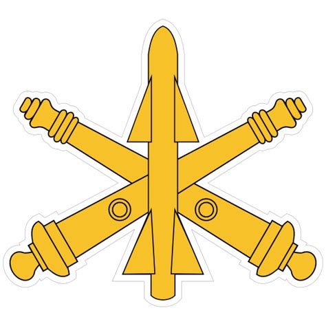 Army Air Defense Artillery Emblem Sticker