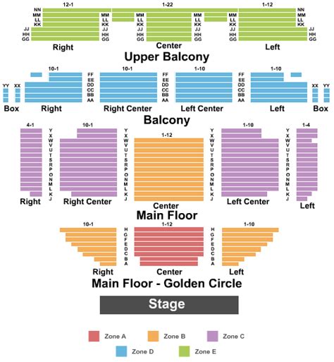 Grand Theatre Seating Chart And Maps - Wausau