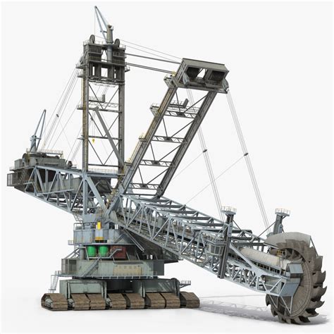 Bagger 293 Bucket Wheel Excavator Rigged 3D Model $259 - .max - Free3D