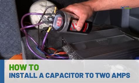 How to Install a Capacitor to Two Amps? (w/ Diagrams)