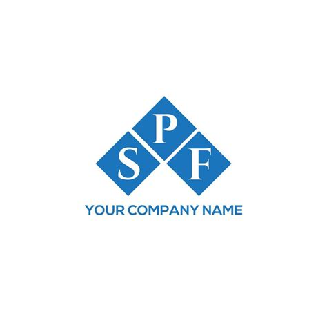 SPF letter logo design on white background. SPF creative initials letter logo concept. SPF ...