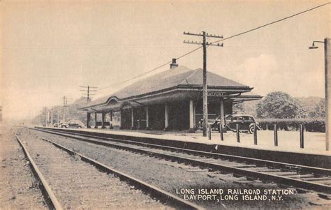 Bayport Long Island New York Railroad Station Vintage Postcard AA48679 ...