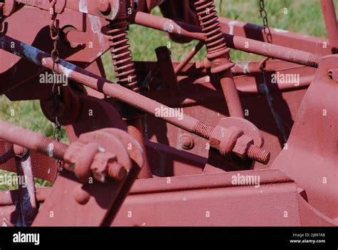 Old Farm Machines at the Historic Farm and Homestead at Olmstead Place State Park, Washington ...