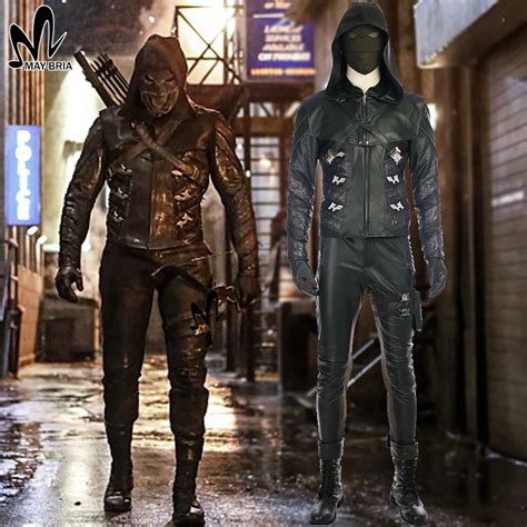 Aliexpress.com : Buy Green Arrow season 5 Prometheus cosplay costume Halloween costumes for men ...