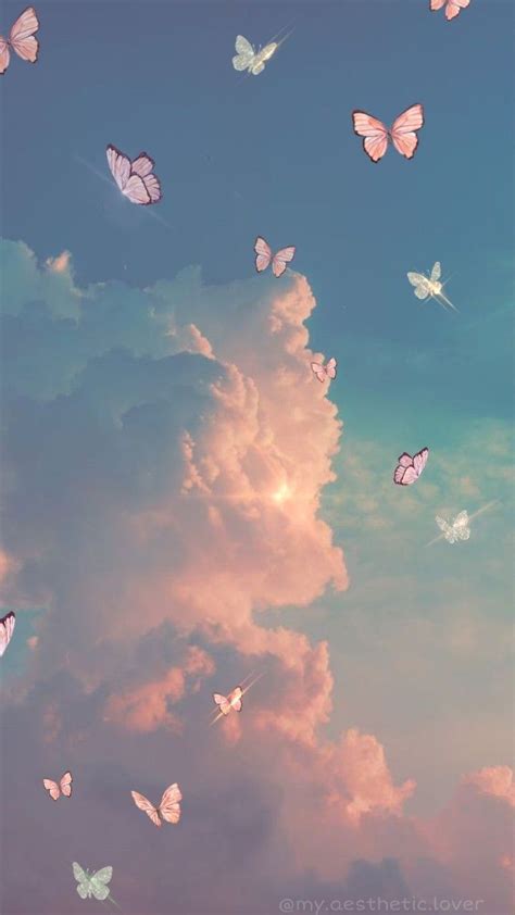 Image about butterfly shared by Zoé on We Heart It | Wallpaper achtergronden, Zomerachtergronden ...