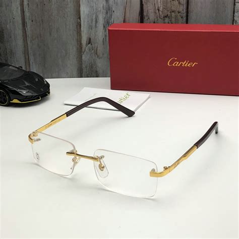 cartier plain glasses #385750 replica