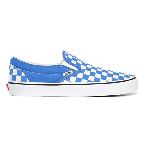 Checkerboard Classic Slip-On Shoes | Blue | Vans