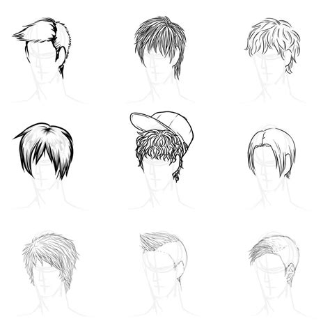 Anime Hairstyles by gleaming4shadows on DeviantArt