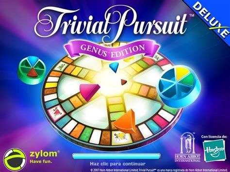 Trivial Pursuit Genus Edition Deluxe(Portable) | Descargas Libres