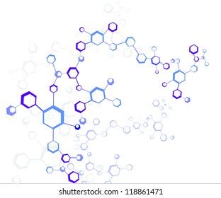 Molecular Structures Stock Vector (Royalty Free) 118861471