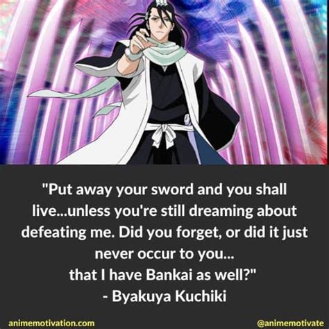 The 19+ Greatest Byakuya Kuchiki Quotes Pikeun Fans Bleach