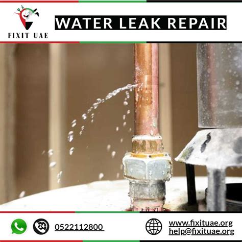 Water Leak Repair - 0522112800 - FIX IT UAE - 24/7 Emergency Service