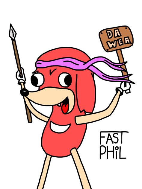 Ugandan Knuckles by FastPhil on DeviantArt