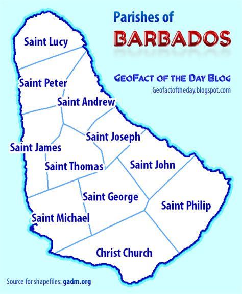 GeoFact of the Day: Parishes of Barbados