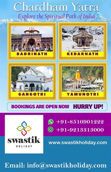 Char Dham Yatra Package | Holiday travel destinations, Travel ...