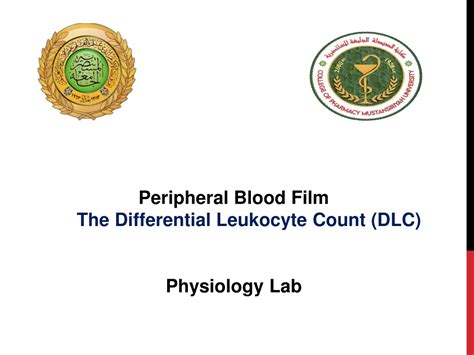 PPT - Understanding Differential Leukocyte Count from Peripheral Blood Smear PowerPoint ...