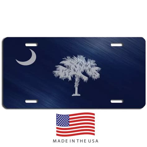 SOUTH CAROLINA STATE flag aluminum license plate car truck SUV tag $22.94 - PicClick CA