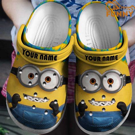 Customized Otto Minions Crocs - Make a Splash with Playful Footwear