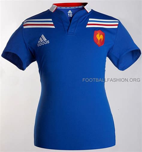 France adidas 2012/13 Rugby Home Jersey - FOOTBALL FASHION | Football fashion, Rugby, Rugby jersey