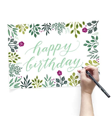 Create a Birthday Card and Envelope With One Sheet of Paper - Tombow ...