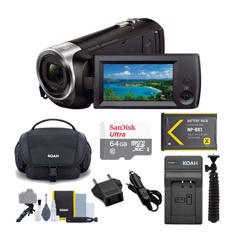 Buy Sony HD Video Recording HDRCX405 HDR-CX405/B Handycam Camcorder (Black) + 64GB Premium ...