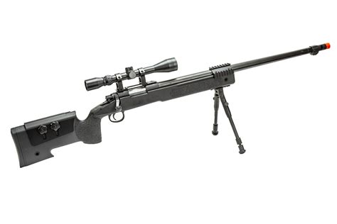 WellFire M40A5 Bolt Action Airsoft Sniper Rifle ( Black )