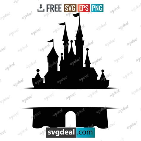 √ 7 Disney Castle SVG Files Free Download - Free SVG Files | Free svg ...