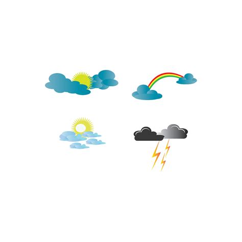 Weather icon logo, vector design 12961758 Vector Art at Vecteezy