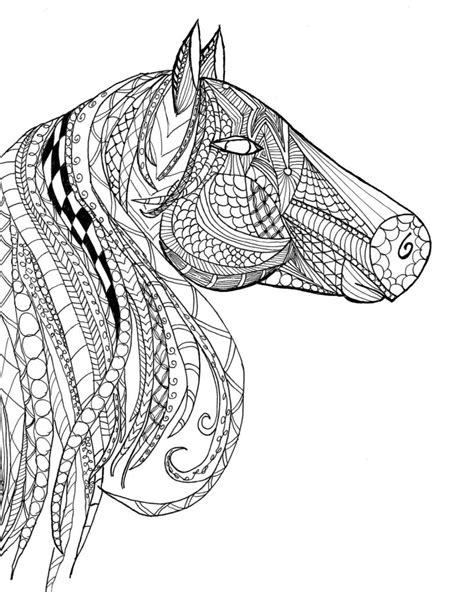 Horse Coloring Pages for Adults - Best Coloring Pages For Kids