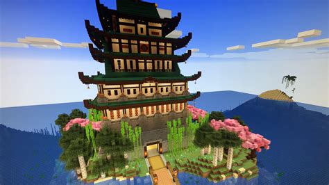 Made a Japanese style castle. : r/Minecraft