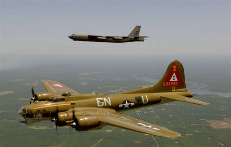 HD wallpaper boeing b-17 flying fortress " flying fortress " heavy four-engine bomber b-52 ...