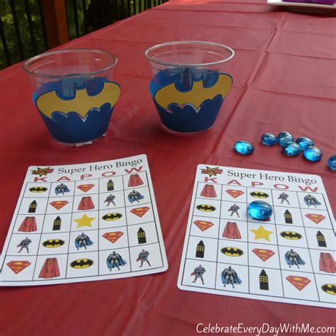 Awesome Superhero Party Games - Celebrate Every Day With Me