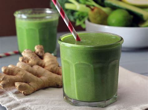 Green Ginger Smoothie - Mysagegourmet