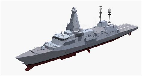 Type 26 frigate 3D model - TurboSquid 1222446