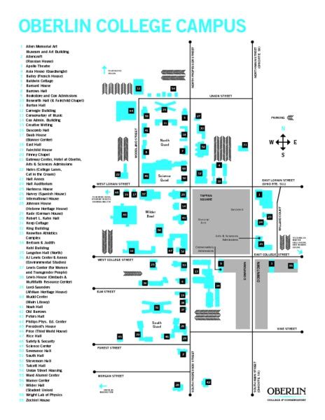 Oberlin Campus 2017 · Maps · Oberlin College Archives