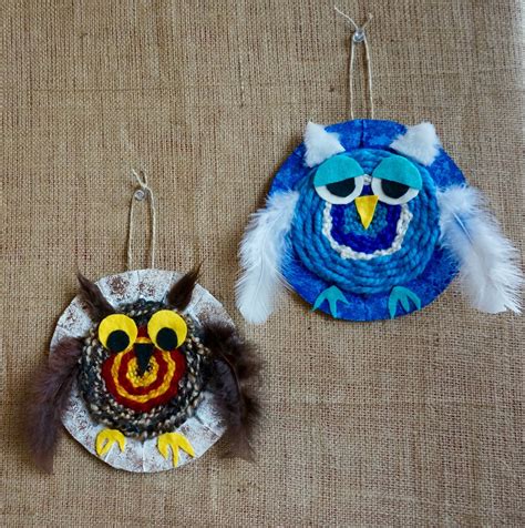 Woven Owl Craft - Fun Crafts Kids