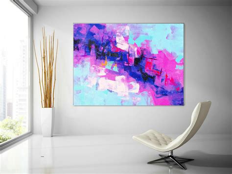 Extra Large Wall Art Original Painting on Canvas Contemporary Wallart Modern Abstract Living ...