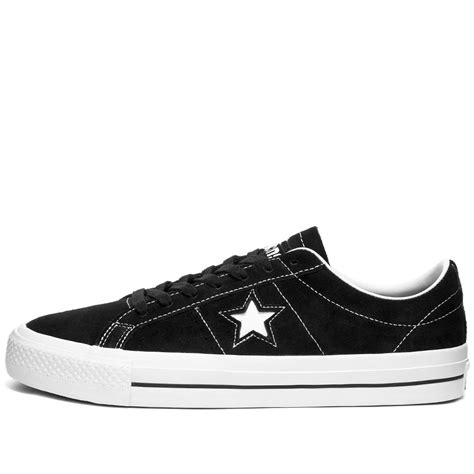 Converse One Star Pro Suede Black & White | END. (US)