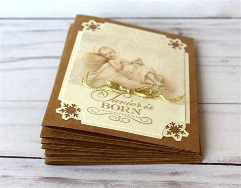 Handmade Nativity Card Christmas Greeting Card Religious