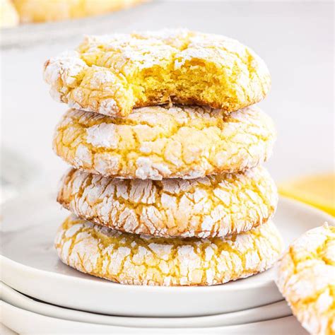 Lemon Cake Mix Cookies - Platter Talk