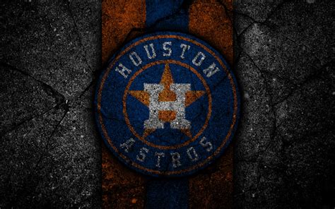 Download Logo Baseball MLB Houston Astros Sports 4k Ultra HD Wallpaper