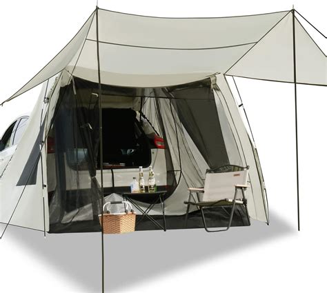 Amazon.com : Midsterox SUV Tent Attachment for Camping - Up to 6-8 Person Sleeping Capacity ...