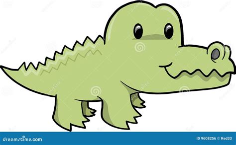 Cute Alligator Vector Illustration Royalty Free Stock Image - Image: 9608256