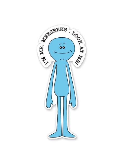 I'm Mr. Meeseeks | Official Rick And Morty Stickers | Redwolf