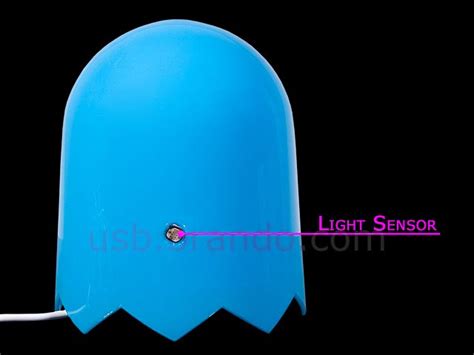 USB Light-Sensitive Pacman Ghost Lamp | Gadgetsin