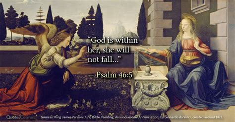 “God is within her, she will not fall”, Psalm 46:5 - QuotesCosmos