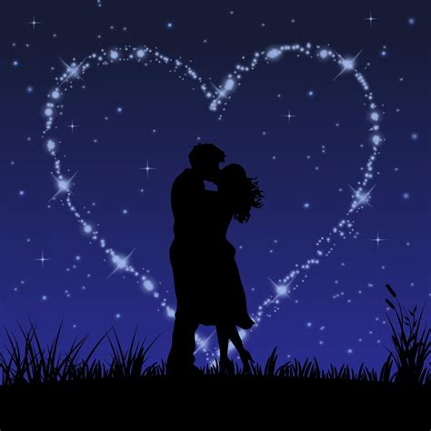 Romantic Kissing Couple Silhouette Wallpapers - Wallpaper Cave