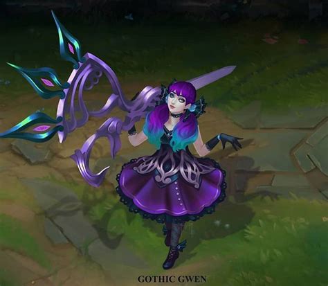 Gothic Gwen Skin Concept | Didn't design it, made by artist Erai Violett : r/gwen