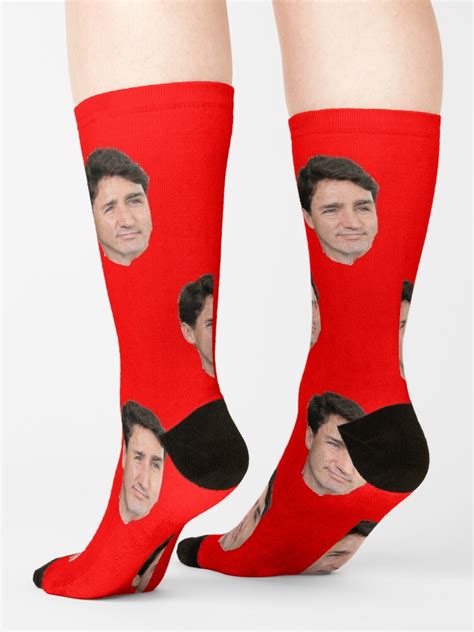 "JUSTIN TRUDEAU Socks" Socks for Sale by SOCKSbySBD | Redbubble